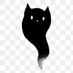 Cat Whiskers Black Cat Paw Domestic Short-haired Cat PNG