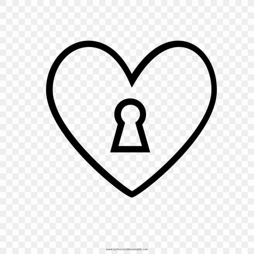 Drawing Pin Tumbler Lock Keyhole Black And White, PNG, 1000x1000px, Watercolor, Cartoon, Flower, Frame, Heart Download Free