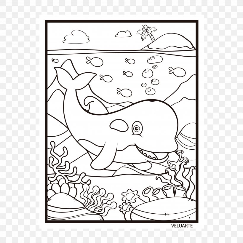 Mammal Line Art Coloring Book Black And White, PNG, 2657x2657px, Watercolor, Cartoon, Flower, Frame, Heart Download Free