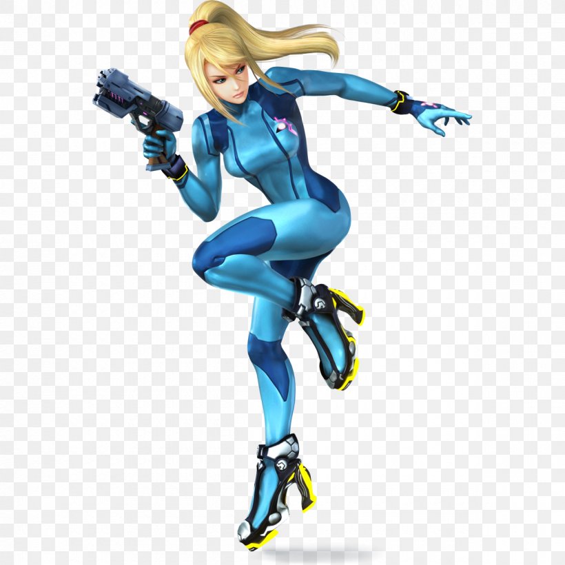 Super Smash Bros. For Nintendo 3DS And Wii U Metroid: Zero Mission Princess Zelda Super Smash Bros. Brawl, PNG, 1200x1200px, Metroid, Action Figure, Costume, Electric Blue, Fictional Character Download Free