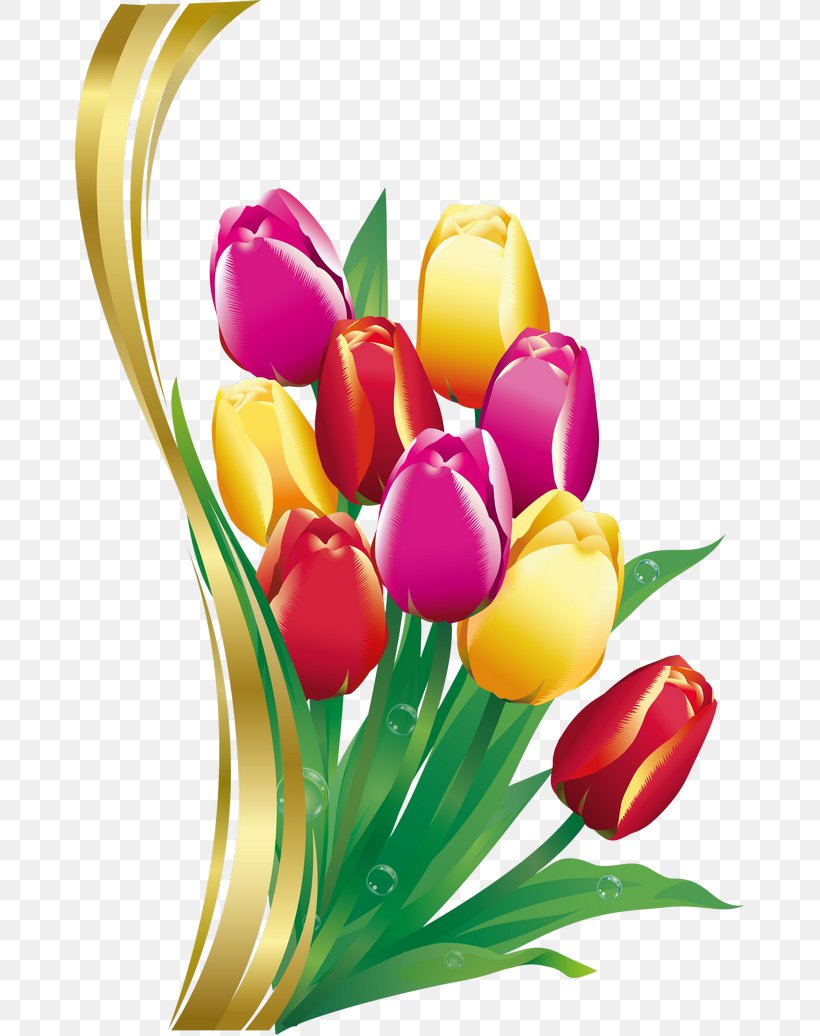 Tulip Floral Design Flower Easter Clip Art, PNG, 670x1036px, Tulip, Cut Flowers, Easter, Easter Basket, Easter Lily Download Free