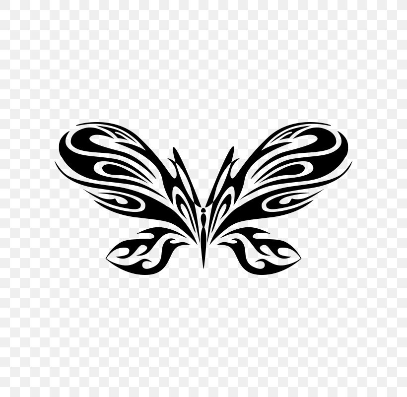 Butterfly Leaf Moths And Butterflies Pollinator Stencil, PNG, 800x800px, Butterfly, Blackandwhite, Leaf, Logo, Moths And Butterflies Download Free