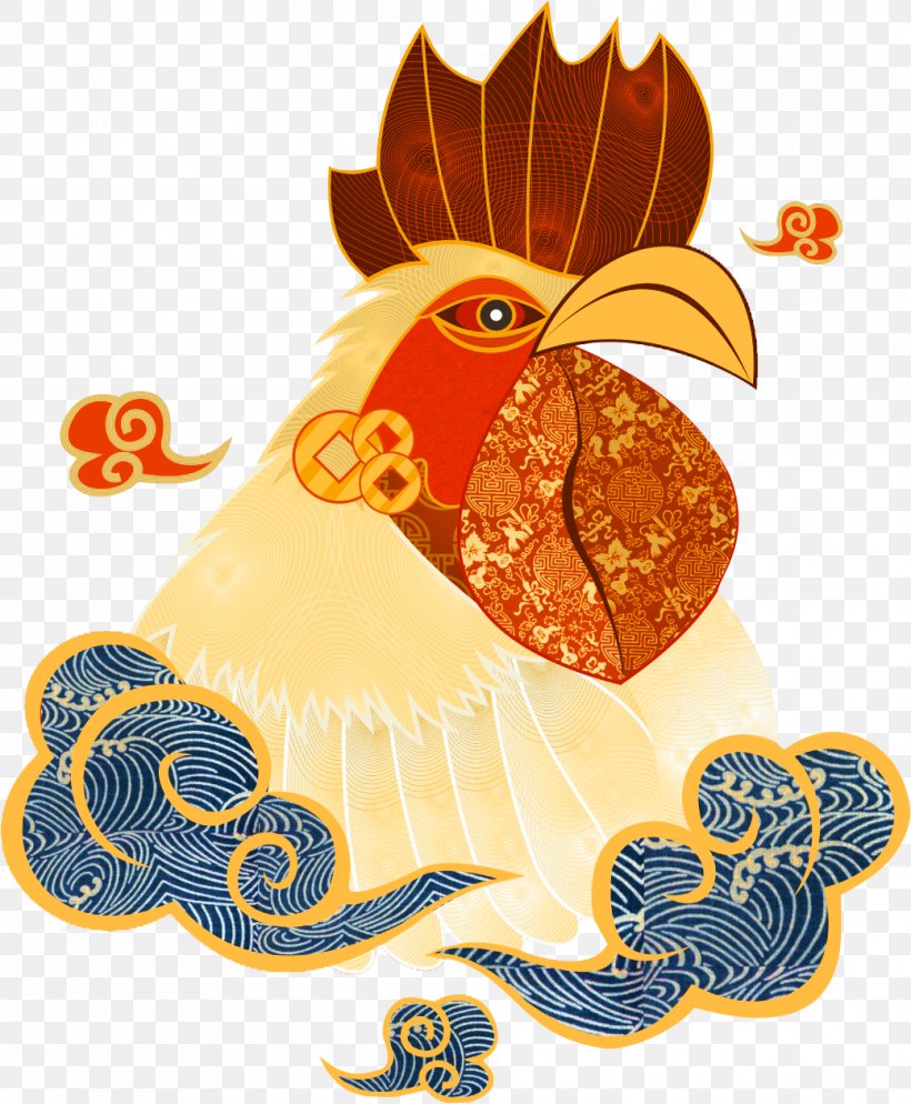 Chicken Clip Art Image Chinese New Year Design, PNG, 1039x1260px, Chicken, Advertising, Art, Beak, Bird Download Free