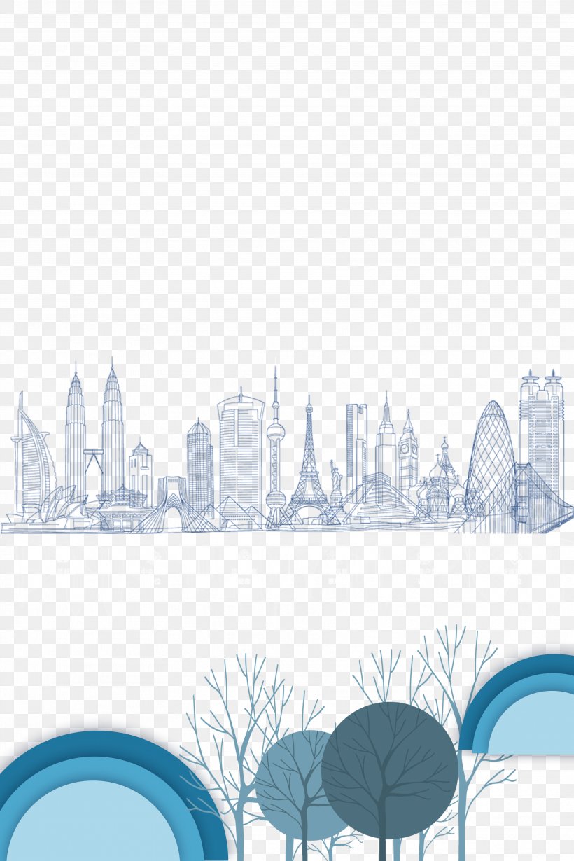 City Download Ink, PNG, 3543x5315px, City, Blue, Border, Cloud, Daytime Download Free