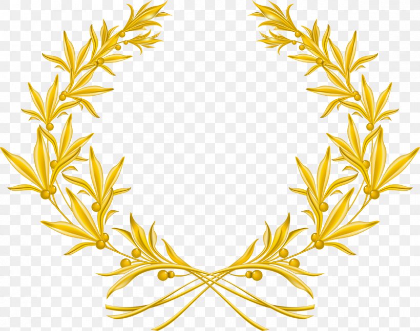 Laurel Wreath Olive Wreath Gold Clip Art, PNG, 1200x948px, Laurel Wreath, Branch, Flower, Food, Gold Download Free