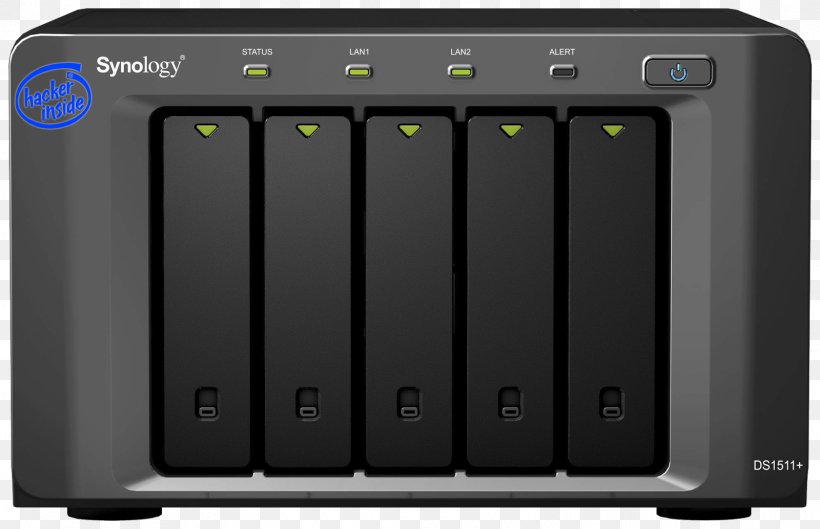 Synology Inc. Network Storage Systems Backup Synology DiskStation DS1511+ Time Machine, PNG, 1600x1034px, Synology Inc, Audio Equipment, Audio Receiver, Backup, Computer Data Storage Download Free