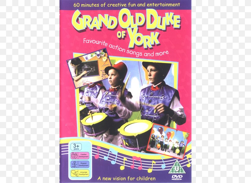 The Grand Old Duke Of York DVD Song Amazon.com, PNG, 600x600px, York, Amazoncom, Dvd, Humpty Dumpty, Magazine Download Free