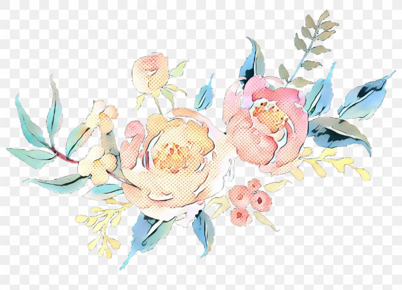 Watercolor Wreath Flower, PNG, 1024x739px, Pop Art, Cut Flowers, Floral Design, Flower, Magnolia Download Free