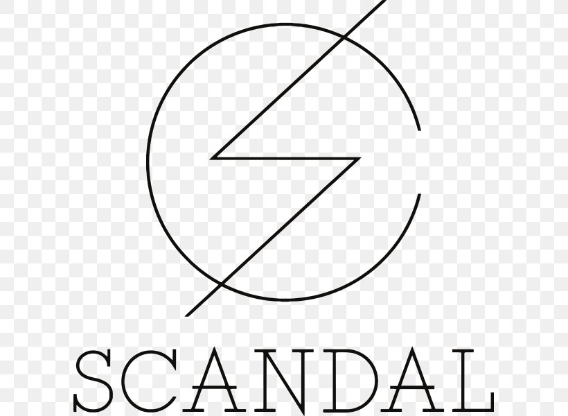 Scandal Logo Musical Ensemble Symbol Japanese Rock, PNG, 607x600px, Scandal, Area, Black, Black And White, Diagram Download Free