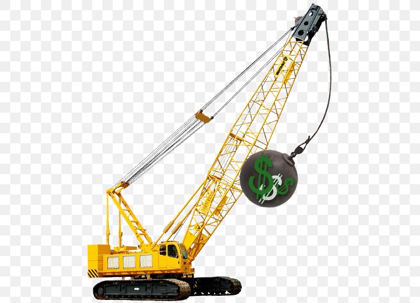 Crane Wrecking Ball Construction Web Design, PNG, 485x592px, Crane, Building, Construction, Construction Equipment, Demolition Download Free