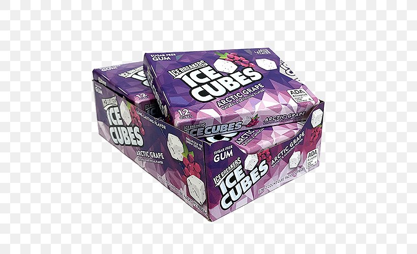 Chewing Gum Ice Breakers Gelatin Dessert Cube Bubble Gum, PNG, 500x500px, Chewing Gum, Bubble Gum, Candy, Confectionery, Cube Download Free
