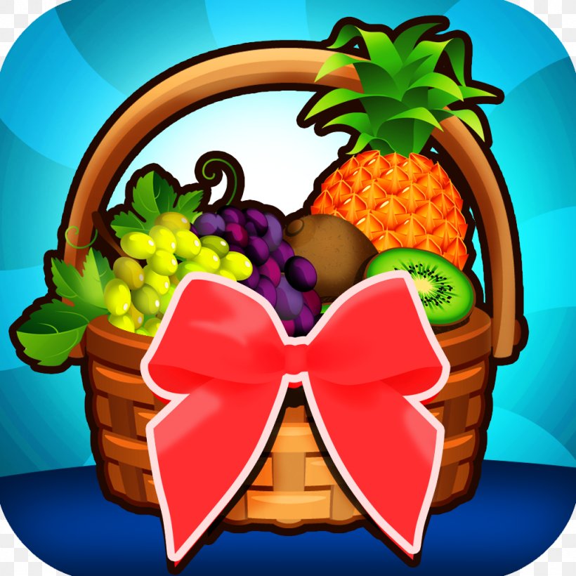 Fruit Salad Food Gift Baskets Apple, PNG, 1024x1024px, Watercolor, Cartoon, Flower, Frame, Heart Download Free