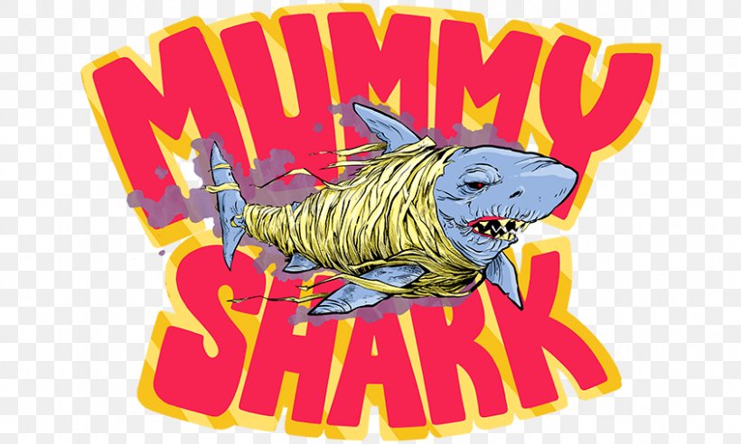 Shark Mummy Fish Monster, PNG, 845x508px, Shark, Cartoon, Character, Fictional Character, Fish Download Free