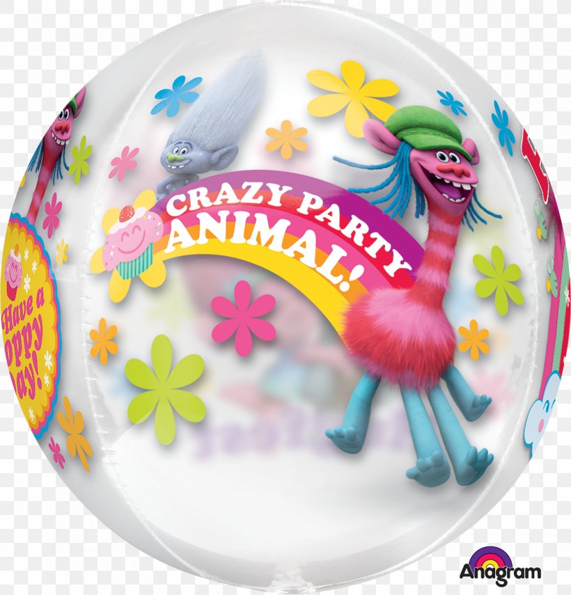 Balloon Trolls Birthday Guy Diamond Party, PNG, 1400x1461px, Balloon, Beach Ball, Birthday, Confetti, Dishware Download Free