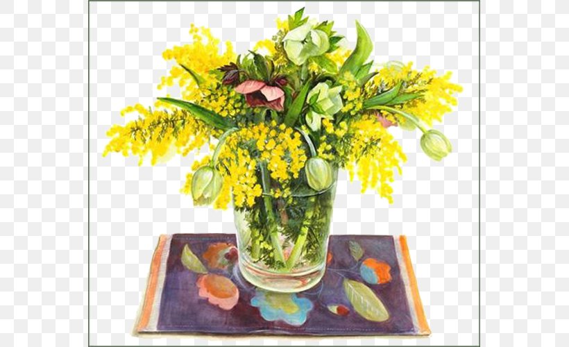 Flower Bouquet Yellow Vase, PNG, 565x500px, Flower Bouquet, Cut Flowers, Designer, Floral Design, Floristry Download Free