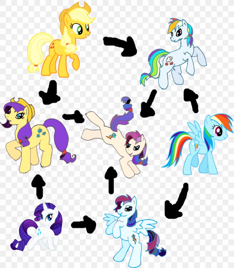 Applejack Rainbow Dash Rarity My Little Pony, PNG, 834x957px, Watercolor, Cartoon, Flower, Frame, Heart Download Free
