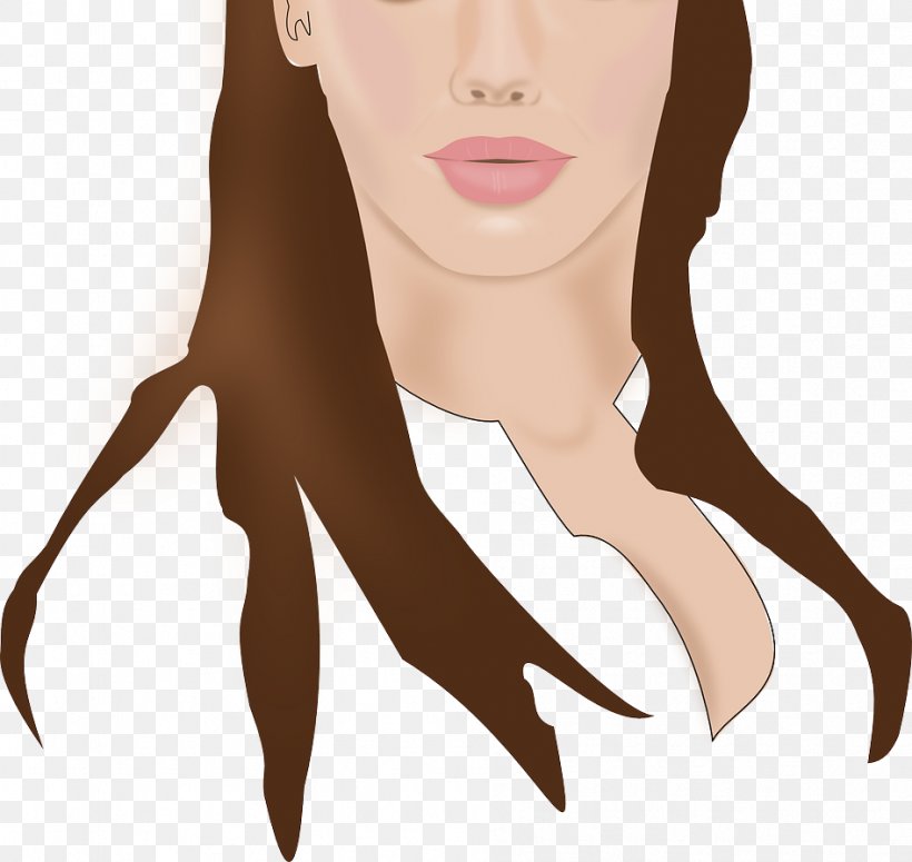 Drawing Clip Art, PNG, 947x896px, Drawing, Beauty, Blue, Brown, Brown Hair Download Free