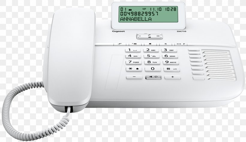 Gigaset DA710 Telephone Home & Business Phones Gigaset Communications Gigaset DA210, PNG, 1560x906px, Gigaset Da710, Answering Machine, Communication, Corded Phone, Cordless Telephone Download Free