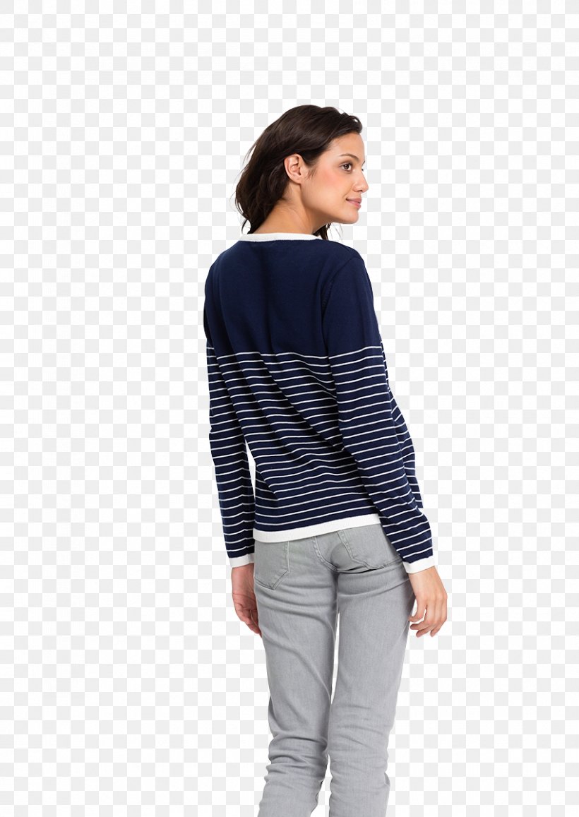 Long-sleeved T-shirt Long-sleeved T-shirt Shoulder Sweater, PNG, 850x1200px, Sleeve, Blue, Clothing, Cobalt, Cobalt Blue Download Free