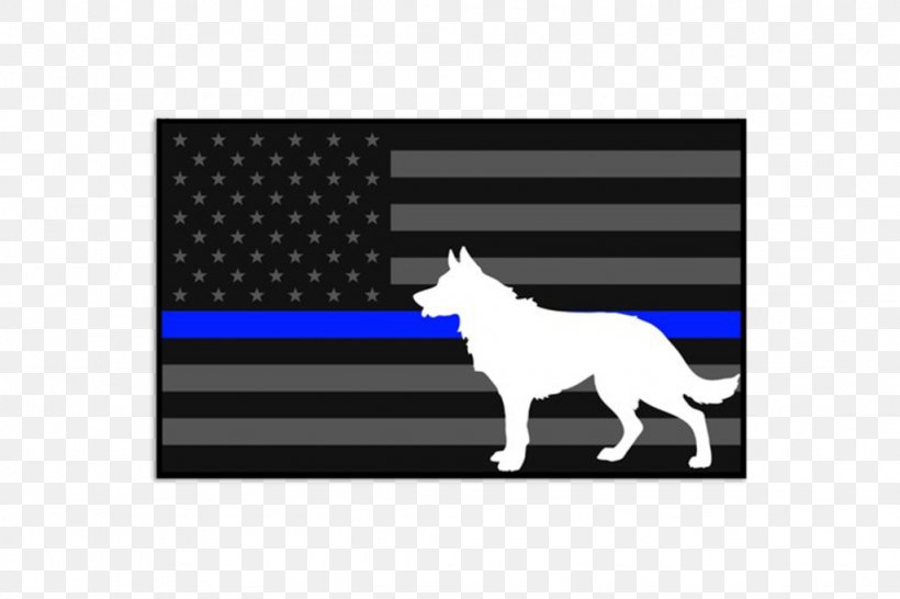 United States Police Dog Thin Blue Line Police Officer, PNG, 1024x683px, United States, Badge, Black, Black And White, Carnivoran Download Free