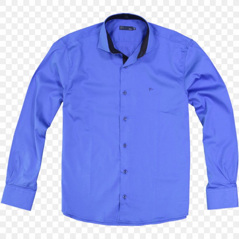 Long-sleeved T-shirt Dress Shirt Collar, PNG, 1000x1000px, Tshirt, Active Shirt, Azure, Barnes Noble, Blue Download Free