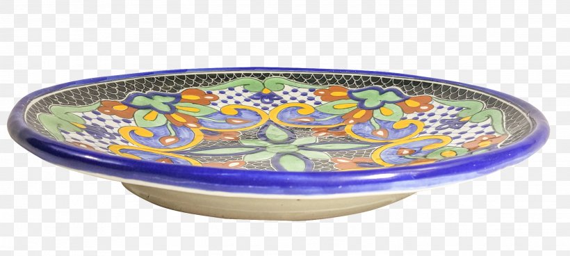 Talavera Pottery Ceramic Platter Plate, PNG, 2801x1260px, Talavera Pottery, Bowl, Ceramic, Cobalt Blue, Dinnerware Set Download Free