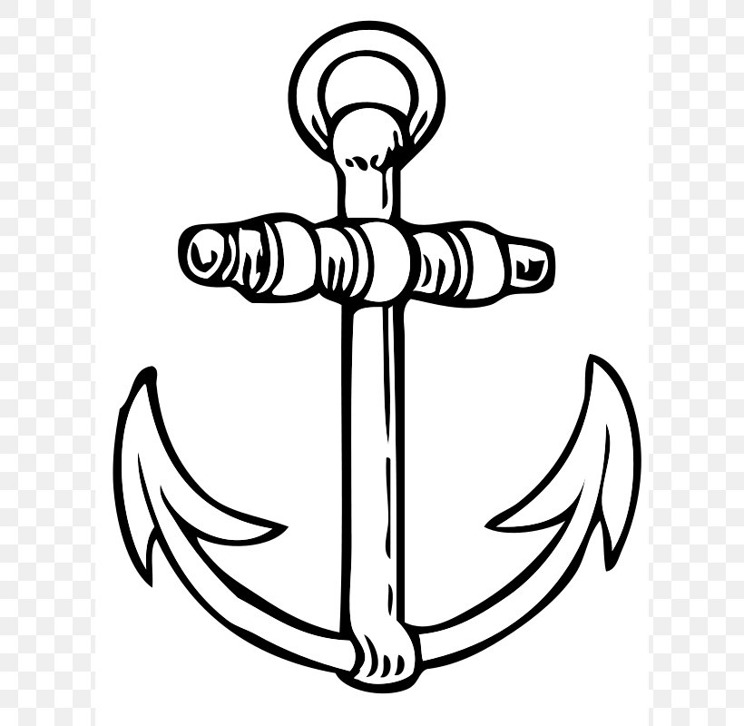 Anchor Drawing Ship Clip Art, PNG, 610x800px, Anchor, Artwork, Black And White, Drawing, Line Art Download Free
