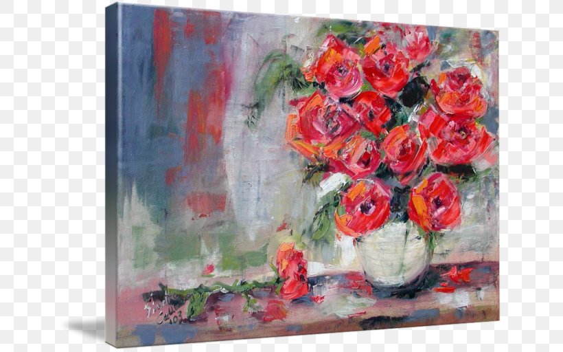 Garden Roses Still Life Photography Floral Design Acrylic Paint, PNG, 650x512px, Garden Roses, Acrylic Paint, Acrylic Resin, Art, Artwork Download Free