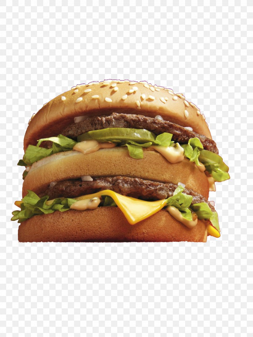 Hamburger McDonald's Big Mac Fast Food Salad, PNG, 2250x3000px, Hamburger, American Food, Big Mac, Breakfast Sandwich, Buffalo Burger Download Free