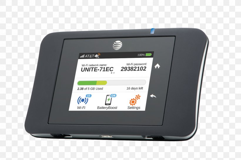 Hotspot LTE MiFi Router Netgear AT&T Unite Pro, PNG, 1569x1047px, Hotspot, Att Mobility, Display Device, Electronic Device, Electronics Download Free