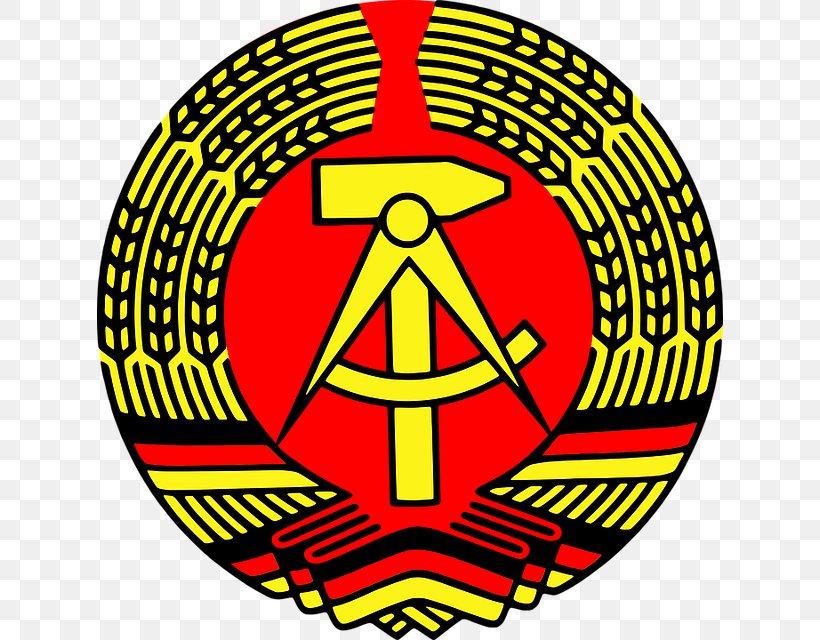 National Emblem Of East Germany Coat Of Arms Flag Of East Germany, PNG, 626x640px, East Germany, Area, Ball, Coat Of Arms, Emblem Download Free
