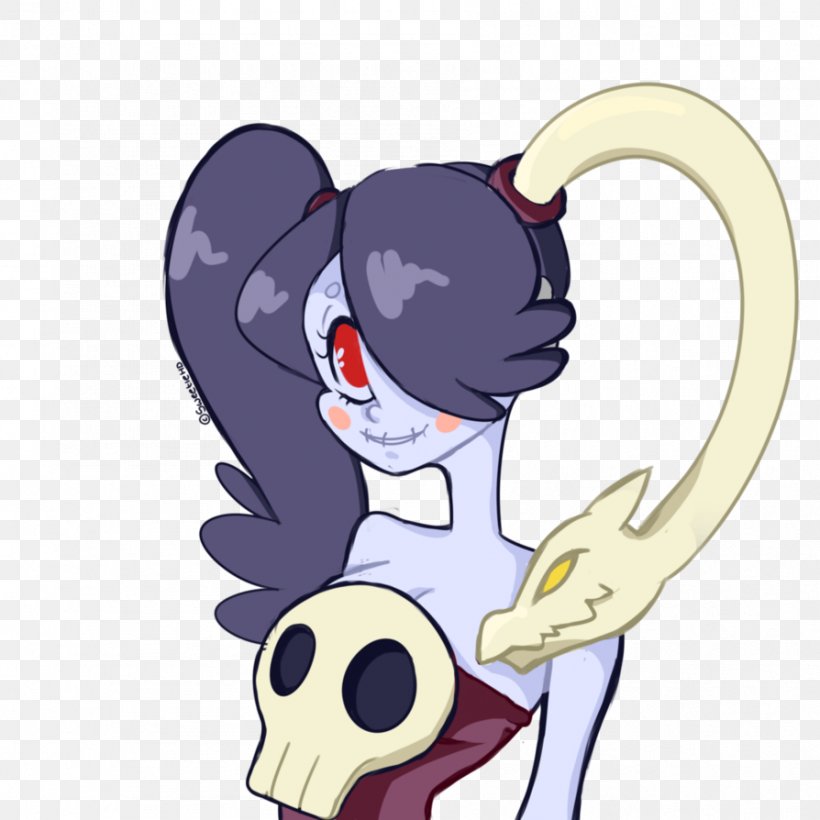 Skullgirls Fan Art DeviantArt, PNG, 894x894px, Watercolor, Cartoon, Flower, Frame, Heart Download Free