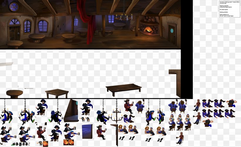 The Secret Of Monkey Island: Special Edition Monkey Island 2: LeChuck's Revenge SCUMM Video Game, PNG, 5120x3136px, Secret Of Monkey Island, Animation, Brand, Computer Graphics, Game Download Free