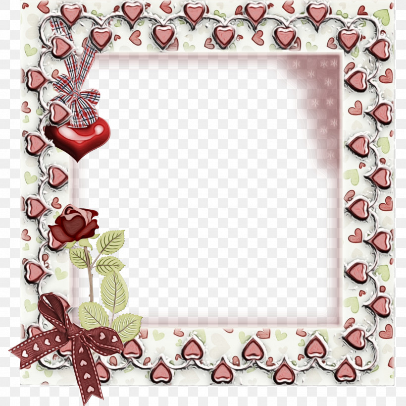 Picture Frame, PNG, 1600x1600px, Watercolor, Film Frame, Flower, Geometry, Heart Download Free