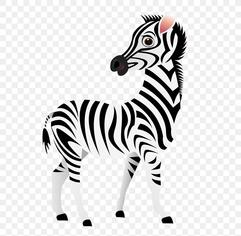 Zebra Vector Graphics Clip Art Image Illustration, PNG, 804x804px, Zebra, Animal Figure, Animated Cartoon, Art, Big Cats Download Free