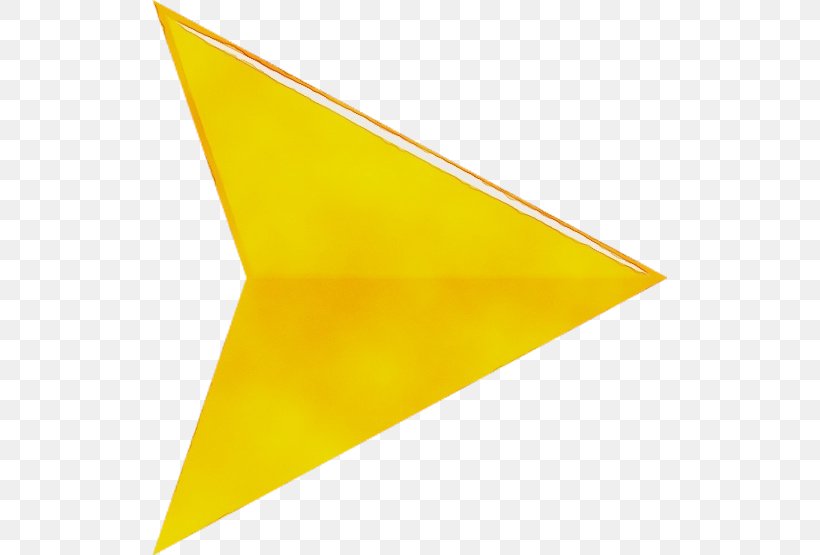 Yellow Line Triangle Triangle Cone, PNG, 515x555px, Watercolor, Cone, Paint, Paper, Triangle Download Free