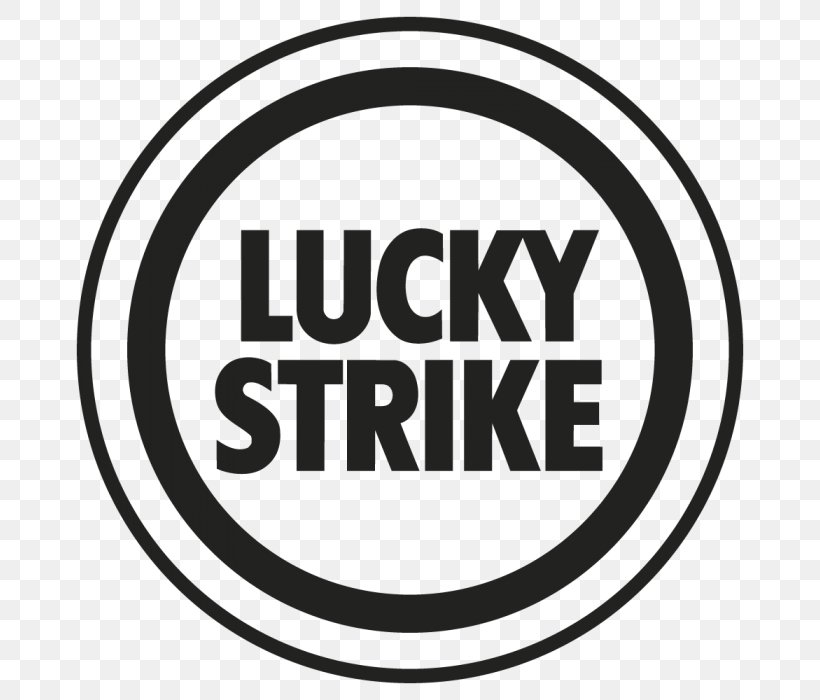 Lucky Strike Logo T-shirt Brand, PNG, 700x700px, Lucky Strike, Area, Black And White, Brand, Camel Download Free