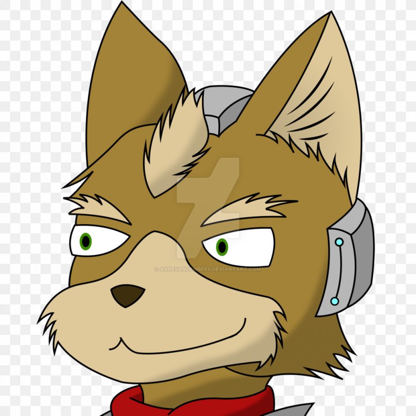 Whiskers Star Fox Kitten Fox McCloud, PNG, 1024x1024px, Whiskers, Art, Canidae, Carnivoran, Cartoon Download Free