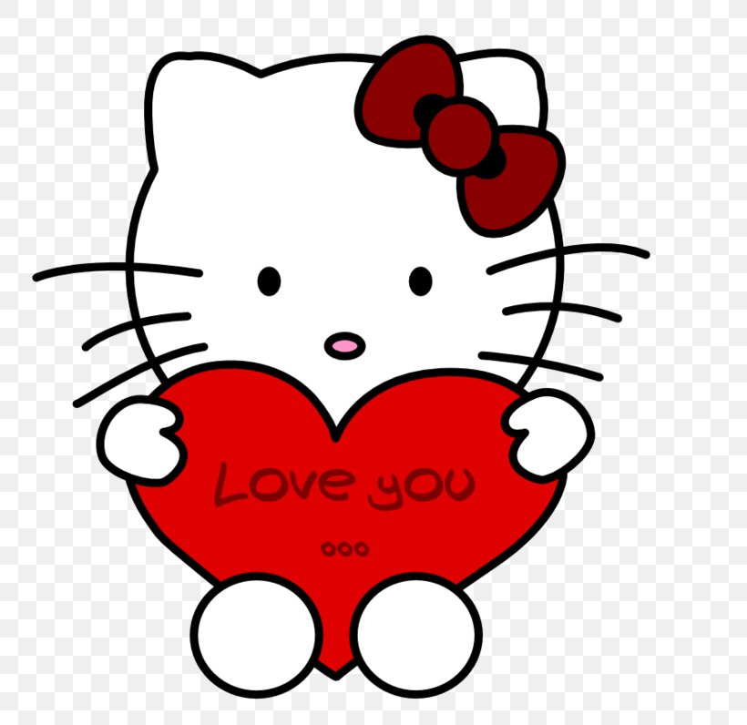Hello Kitty Online Image Love DeviantArt, PNG, 800x796px, Watercolor, Cartoon, Flower, Frame, Heart Download Free