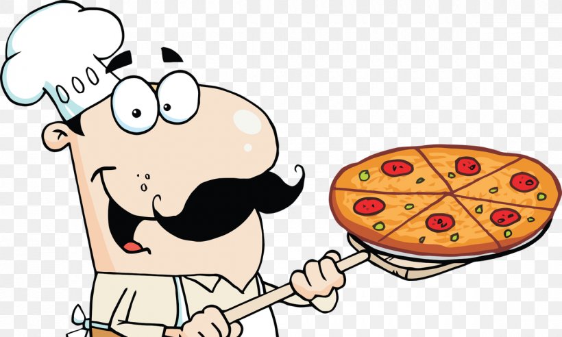 Pizza Chef Italian Cuisine Cartoon, PNG, 1200x720px, Watercolor, Cartoon, Flower, Frame, Heart Download Free