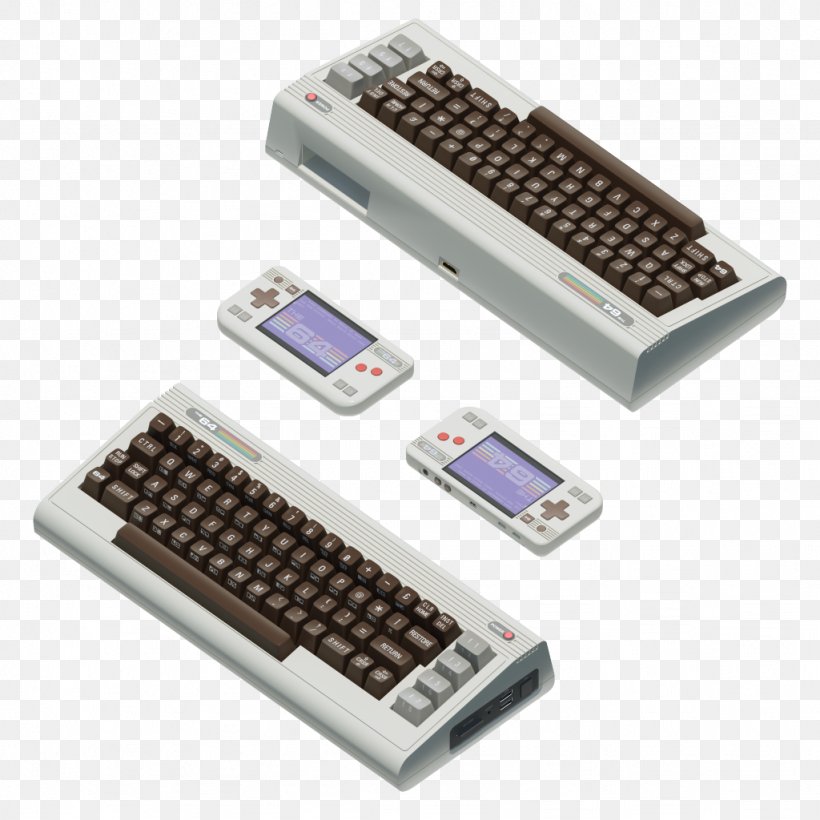 Commodore 64 Commodore International Video Game Consoles Handheld Game Console Computer, PNG, 1024x1024px, Commodore 64, Commodore International, Commodore Pet, Commodore Sx64, Composite Video Download Free