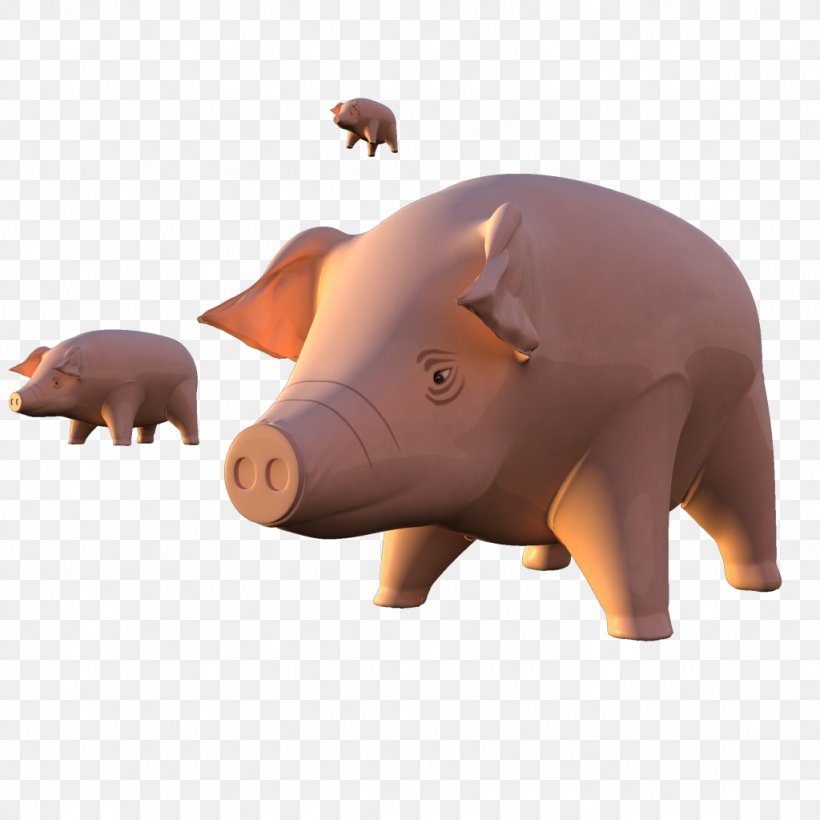 Pig Animation Animatronics Cadbury World, PNG, 1024x1024px, 3d Computer Graphics, Pig, Animal Figure, Animation, Animatronics Download Free