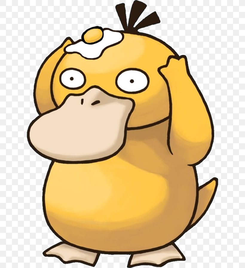 Psyduck Pokémon GO Pokémon Red And Blue Pikachu Misty, PNG, 640x898px, Watercolor, Cartoon, Flower, Frame, Heart Download Free