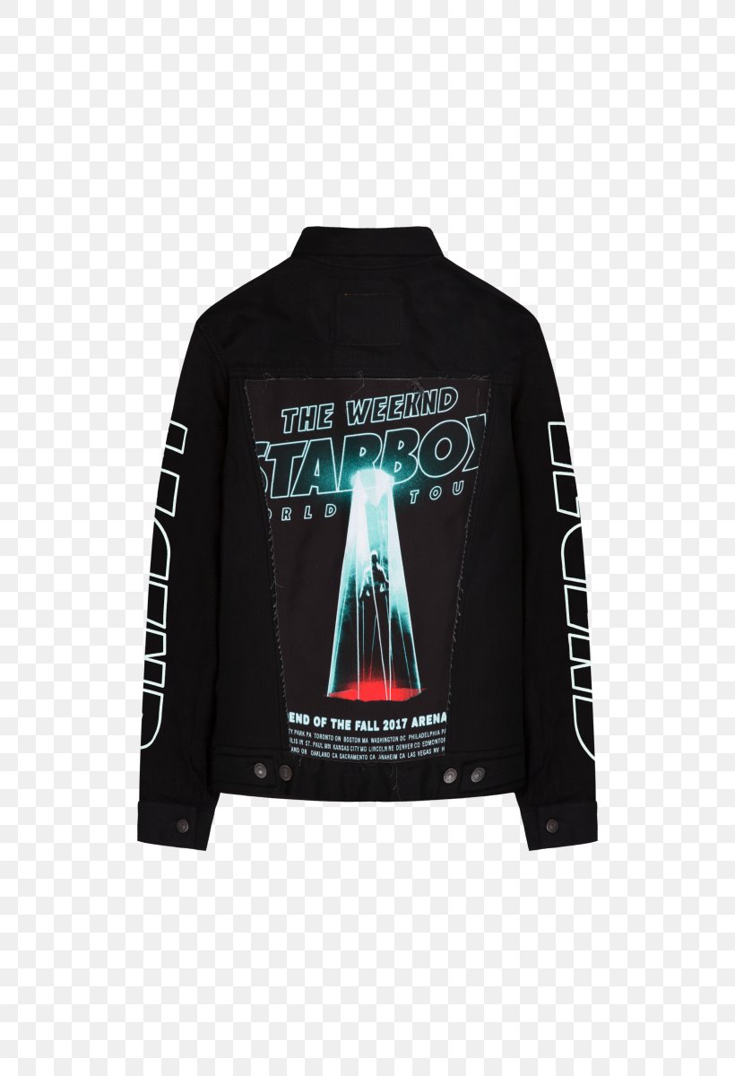 Starboy: Legend Of The Fall Tour Sleeve Jacket XO, PNG, 800x1200px, Starboy Legend Of The Fall Tour, Brand, Jacket, Jean Jacket, Jersey Download Free