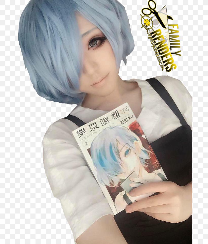 Tokyo Ghoul:re Cosplay Wig Hair Coloring, PNG, 696x960px, Watercolor, Cartoon, Flower, Frame, Heart Download Free