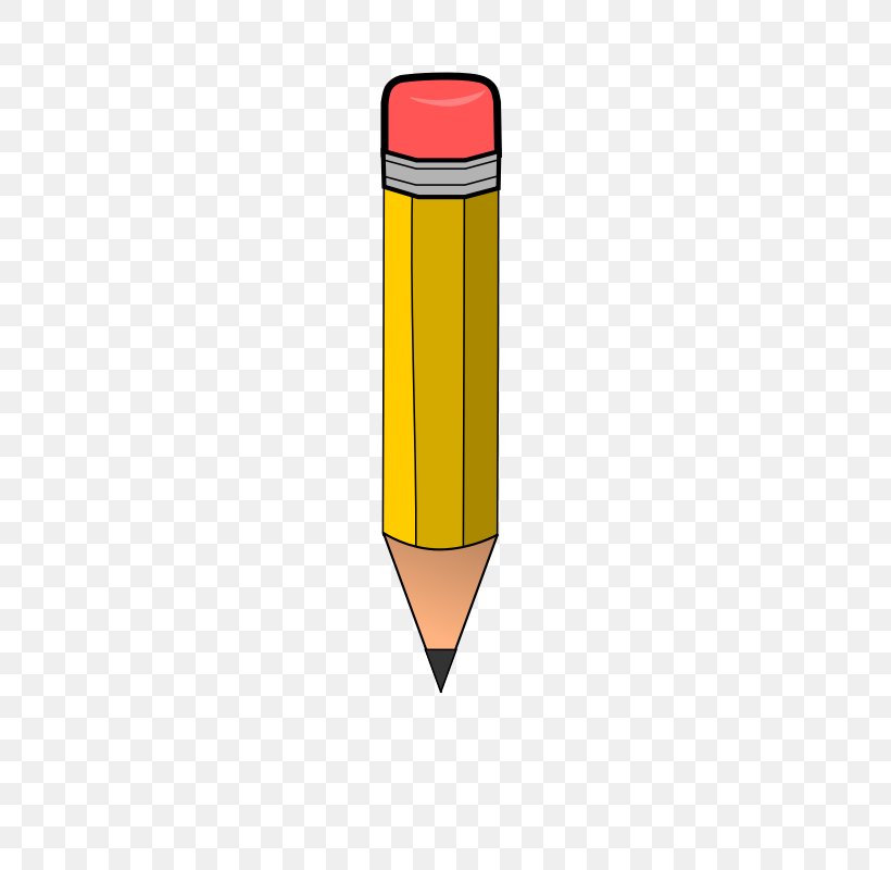 Yellow Pencil, PNG, 800x800px, Yellow, Pencil Download Free