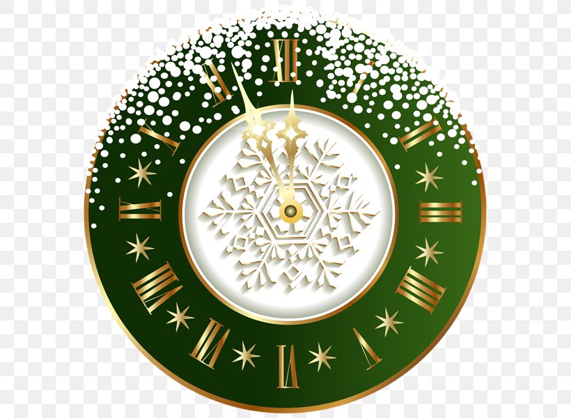 New Year's Day Wish New Year's Eve Christmas, PNG, 591x600px, New Year, Christmas, Christmas Ornament, Clock, Decor Download Free