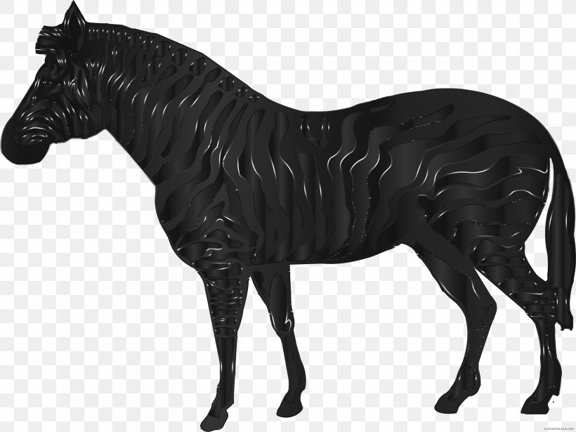 Horse Quagga Okapi Zebra, PNG, 2419x1815px, Horse, Animal Figure, Black And White, Bridle, Drawing Download Free