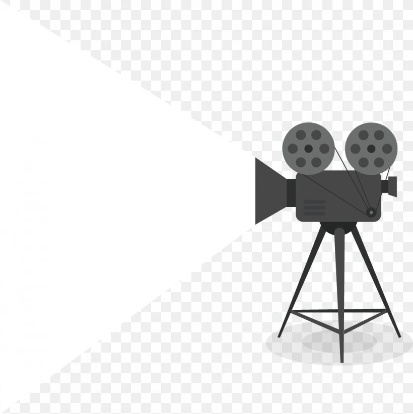 Movie Projector Cartoon, PNG, 1096x1100px, Movie Projector, Animation, Black, Black And White, Cartoon Download Free