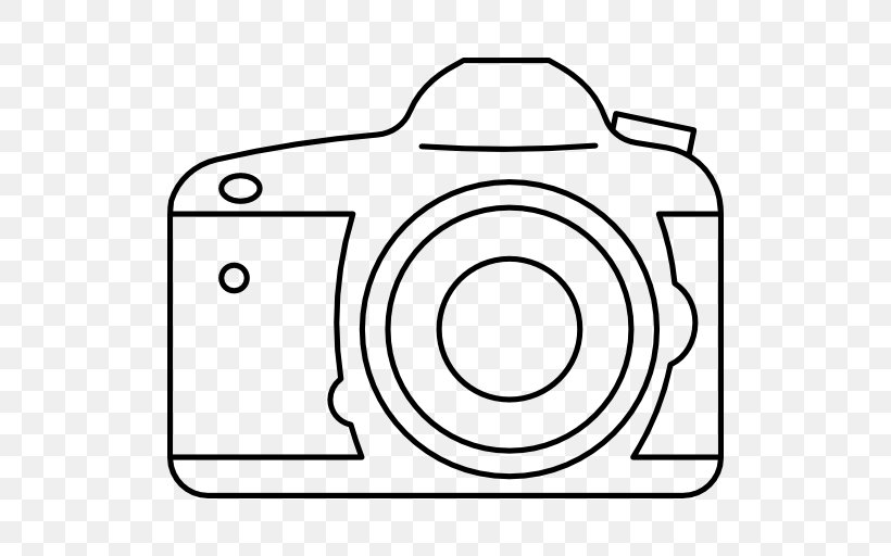 Photography Reflex Camera Clip Art, PNG, 512x512px, Photography, Area, Black, Black And White, Camera Download Free